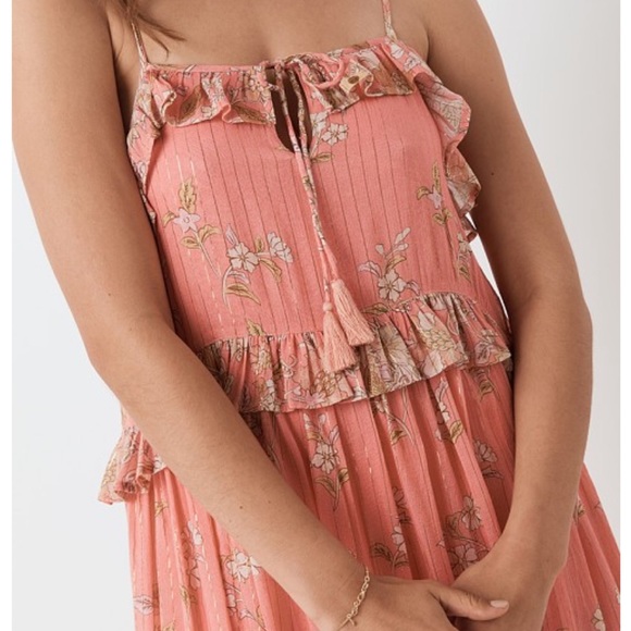 Spell Hendrix Strappy Maxi Dress Dusty Pink - Picture 3 of 10